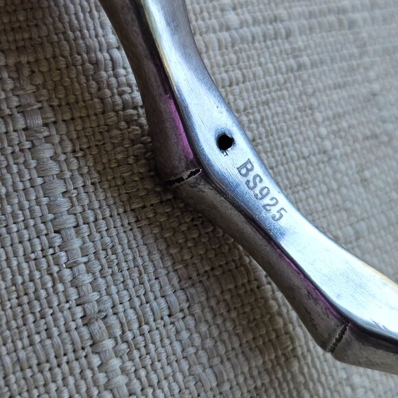 Savvy Cie Jewels Women Bracelet BS925 Silver Tone Wrist band New - Picture 10 of 10